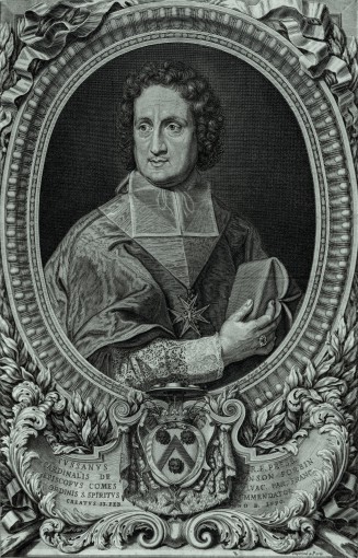 Portrait of Cardinal Toussaint de Forben de Janson. 1690.
