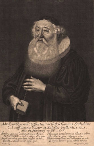 Portrait of Johann Georg Schalch. 1677.