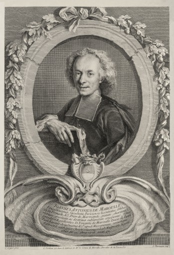 Portrait of Abbot Jean-Antoine Maroulle. 1726.