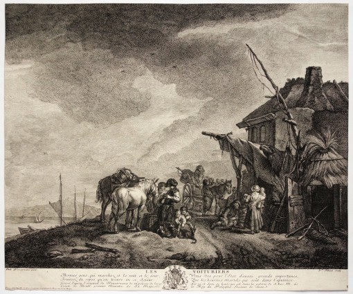 Carriages. Ca. 1750-1755.