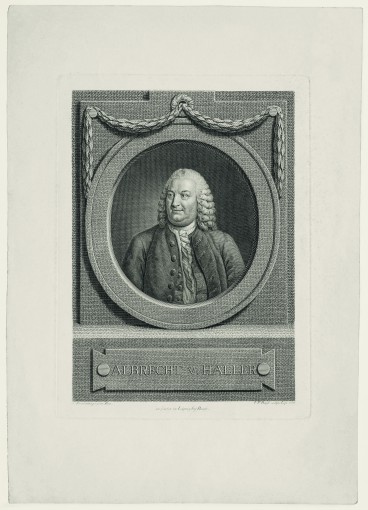 Portrait of anatomist Albrecht von Haller. 1773.