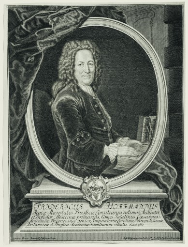 Portrait of the doctor Friedrich Hoffmann. 1735.