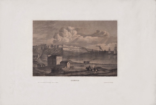 Odesa. The City View from Customs. 1830s.