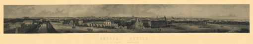 Odesa. View of the City from Zovnishniy Boulevard. 1880s.