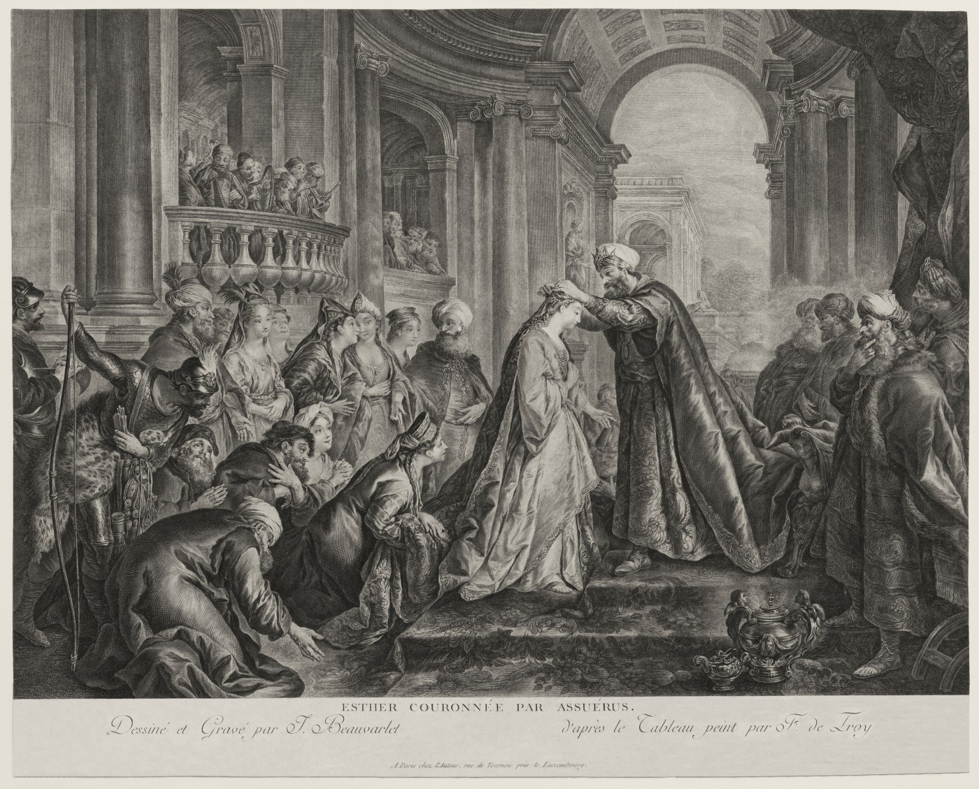 Коронація Есфір Артаксерксом. 1783.