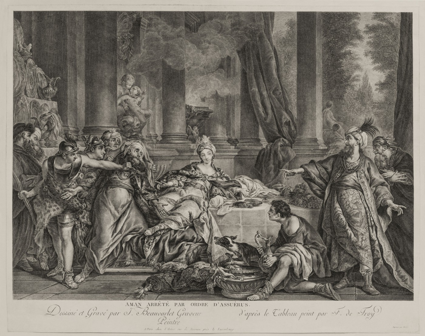 Аман заарештований за наказом Артаксеркса. Бл. 1784.