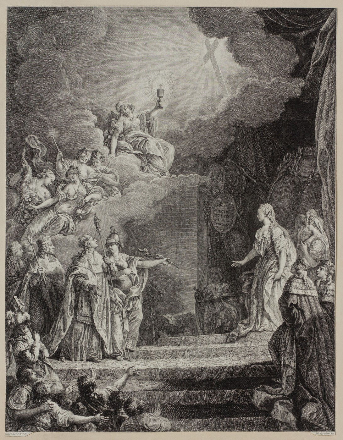 Алегорія коронації Людовика XVI (Le Sacre de Louis XVI). 1776.