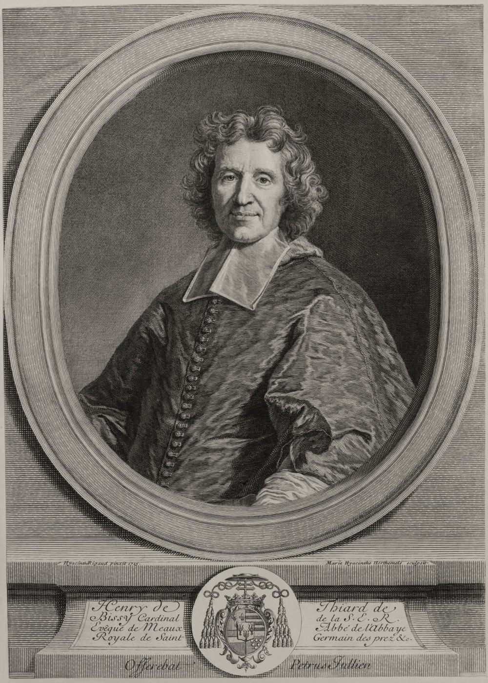 Portrait of Cardinal Henri-Pons de Thiard de Bissy.