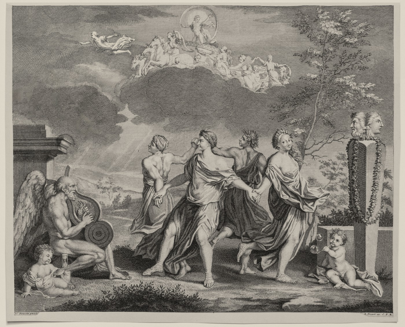 Allegory of human life (L'Image de la vie humaine). 1698–1710.