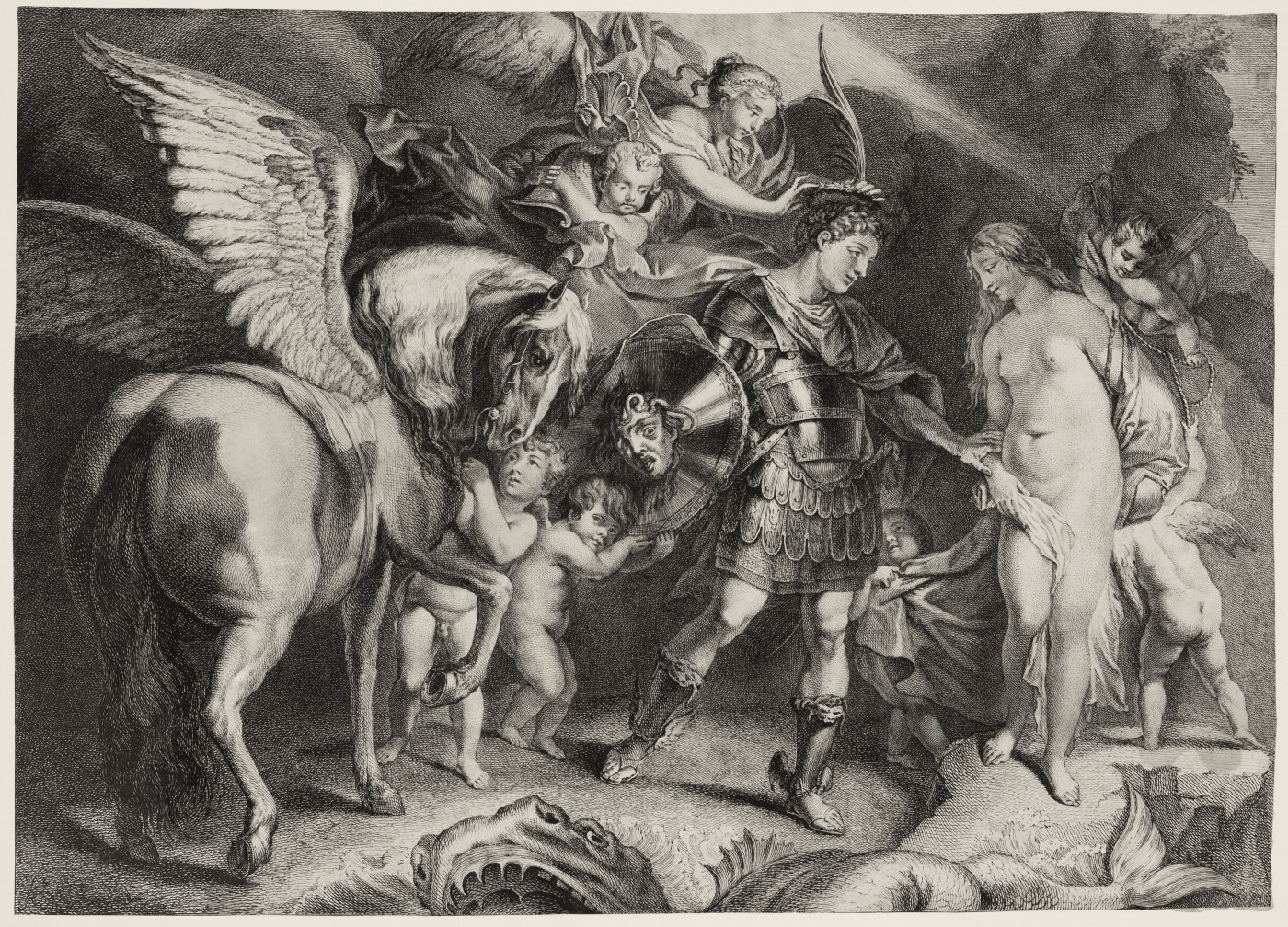 Perseus and Andromeda (Persée et Andromede). 1754.