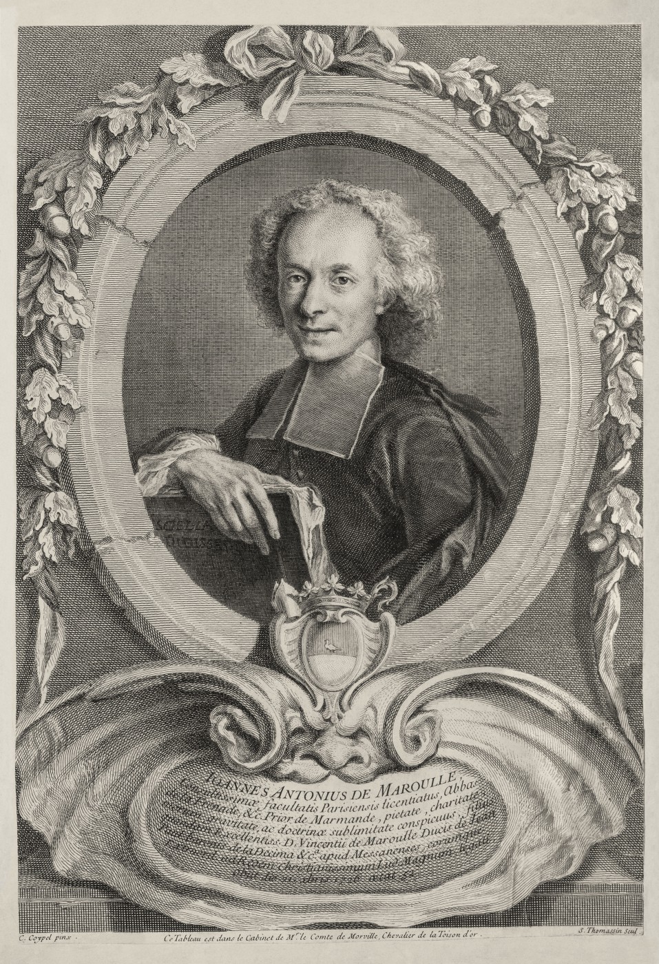 Portrait of Abbot Jean-Antoine Maroulle. 1726.