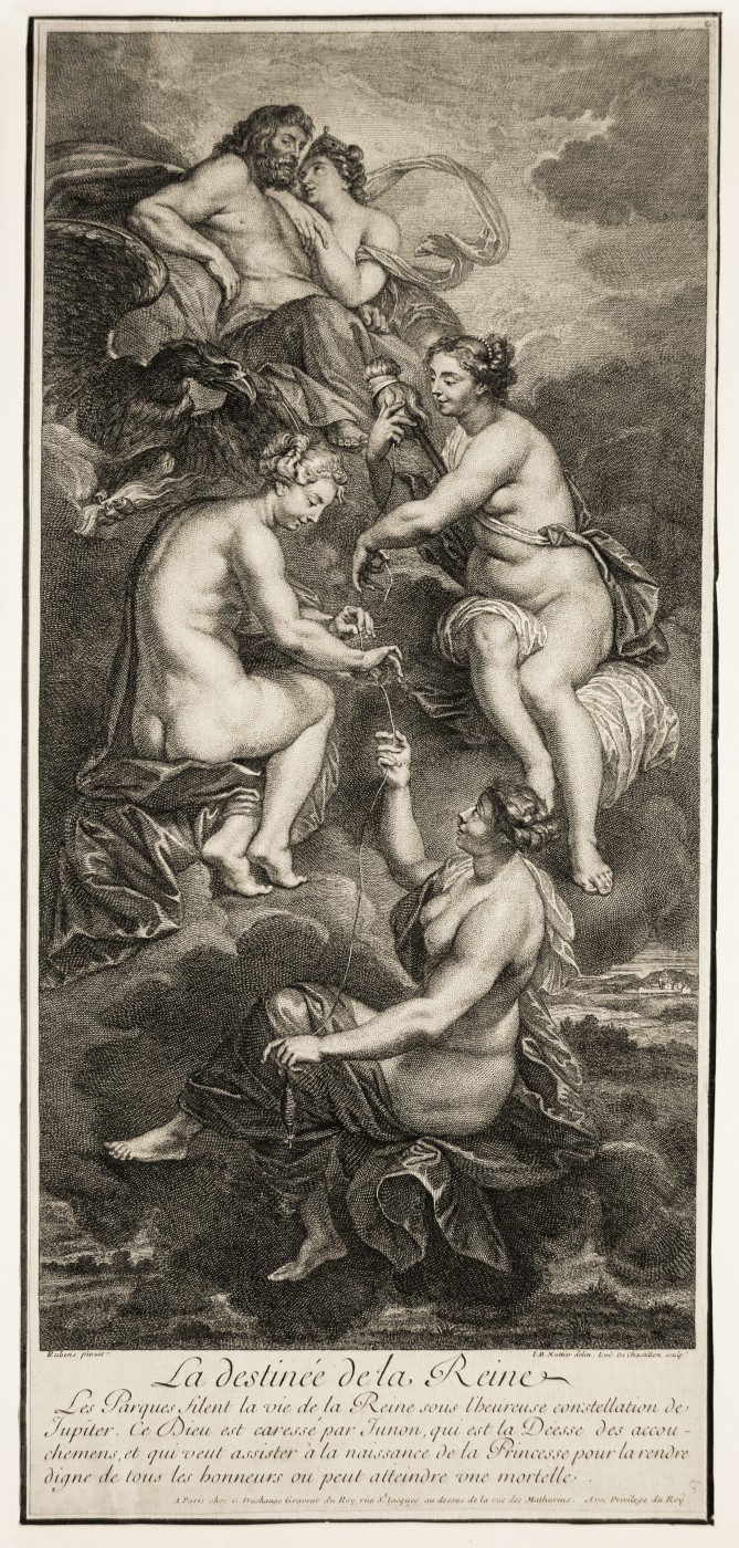 The fate of the Queen. 1710.