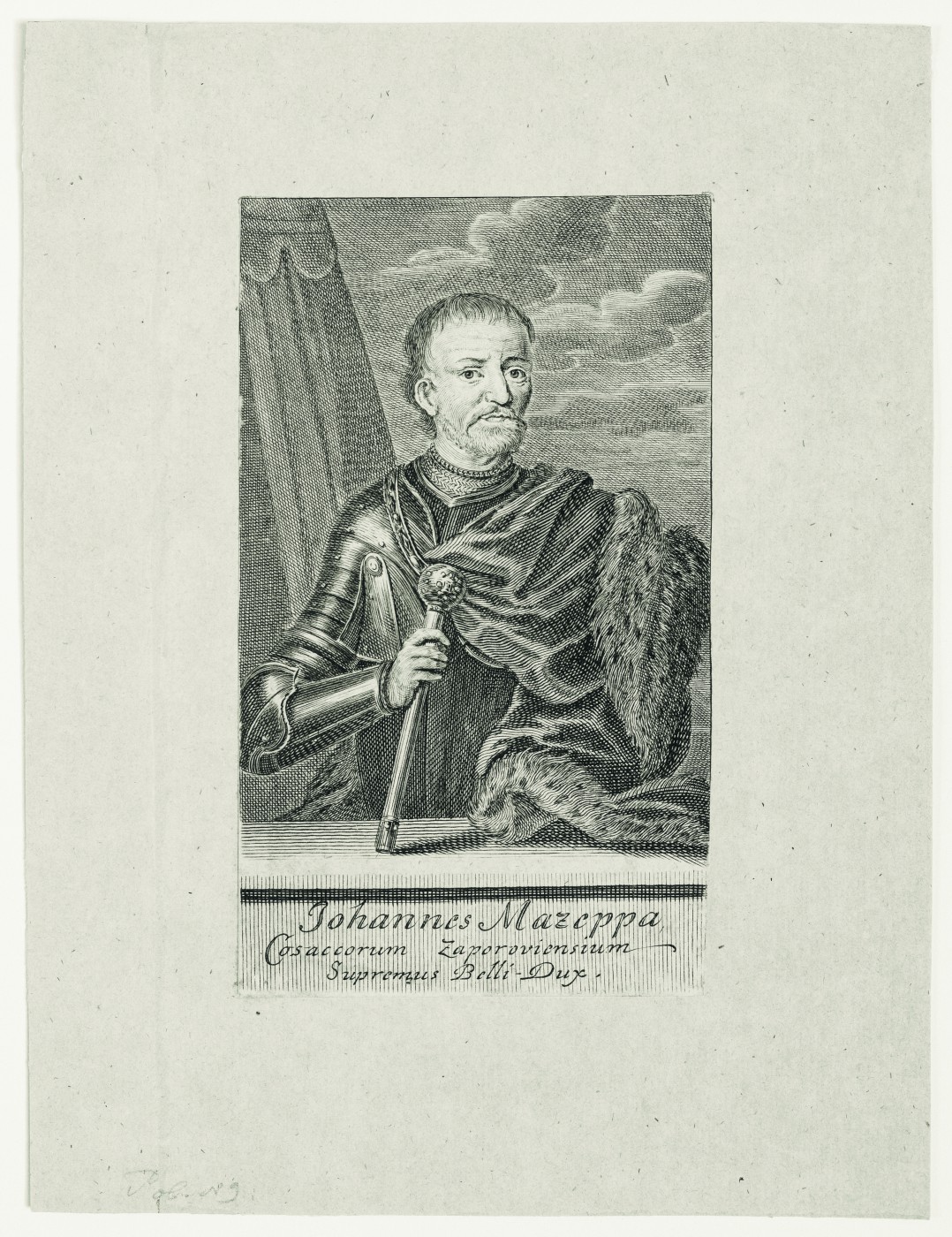 Portrait of Ivan Mazepa. 1704.