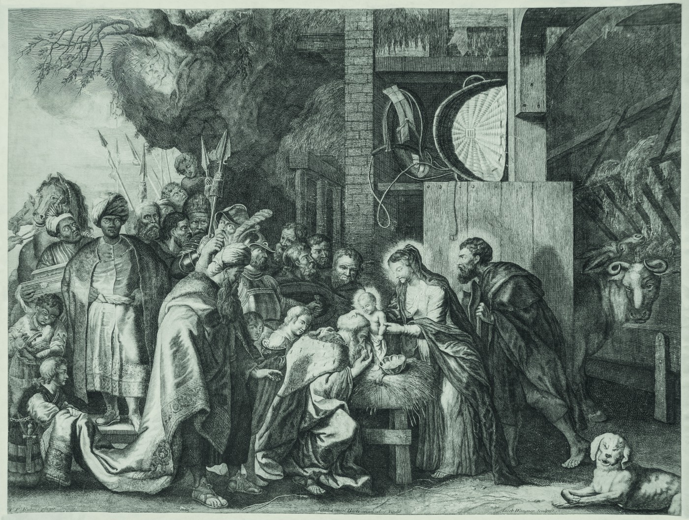Adoration of the Magi.