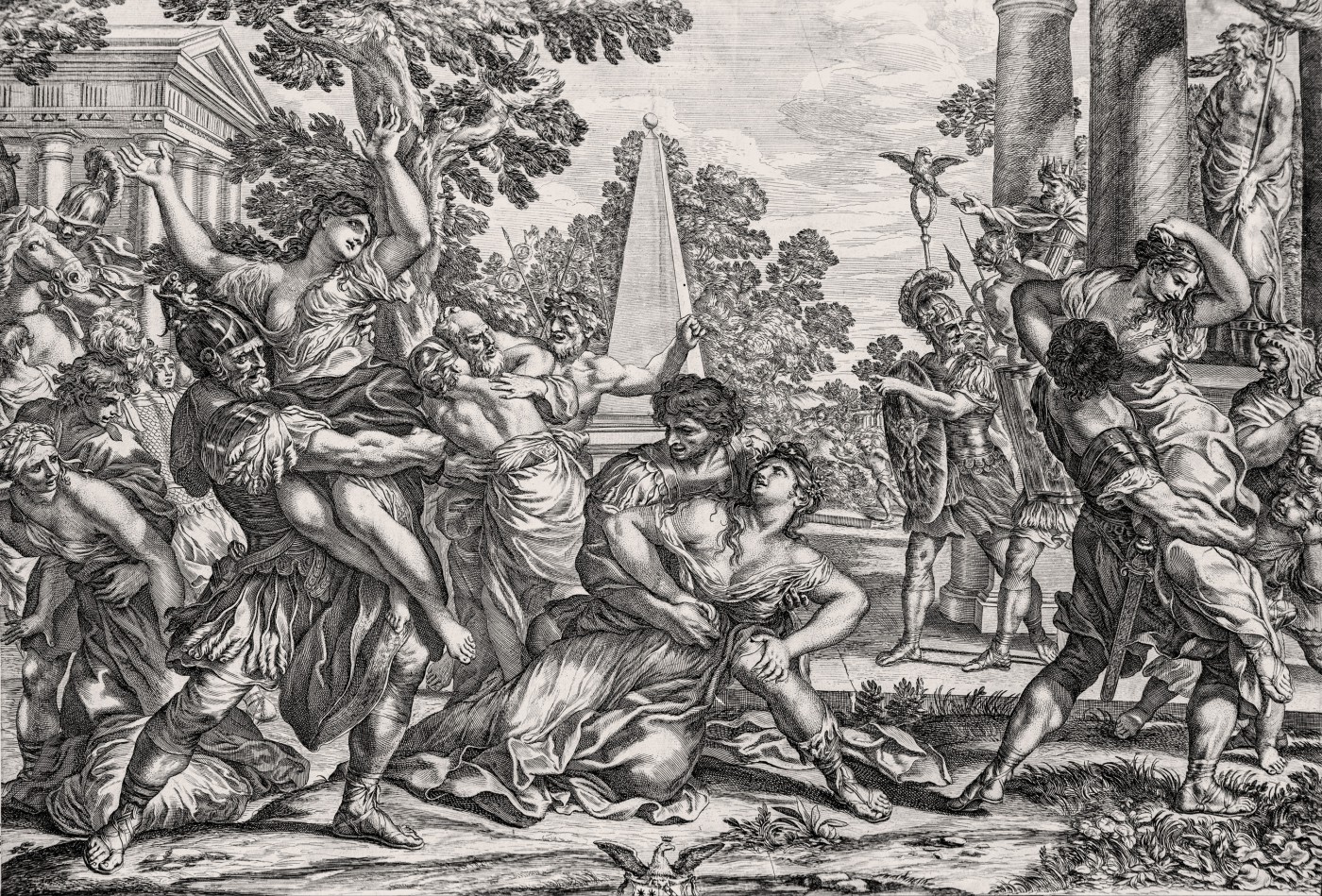 The abduction of the Sabine women.1670–1692.