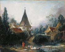 Пейзаж неподалік від Бове. 1740