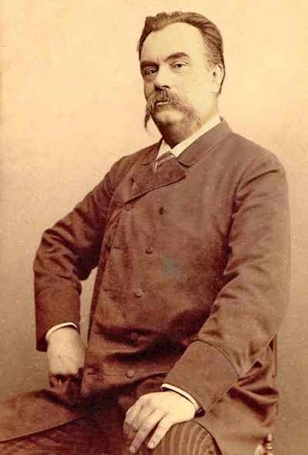 Портрет М. П. Старицького. Фото А. М. Іваницького, Харків, 1890 р.