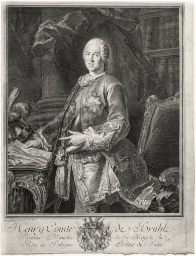 Portrait of Count Heinrich von Brühl. 1750