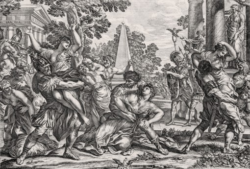 The abduction of the Sabine women.1670–1692.