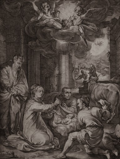 Adoration of the shepherds. 1594