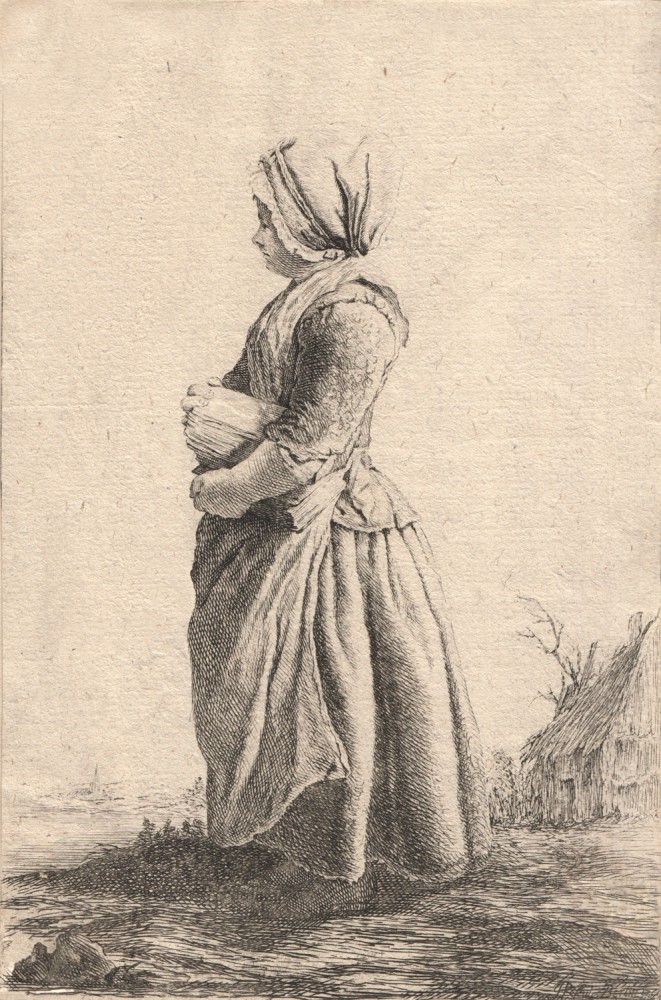 Молода селянка. 1751.