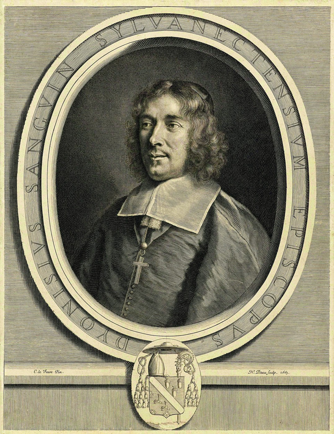 Портрет єпископа Дені Сангвена де Ліврі. 1663.