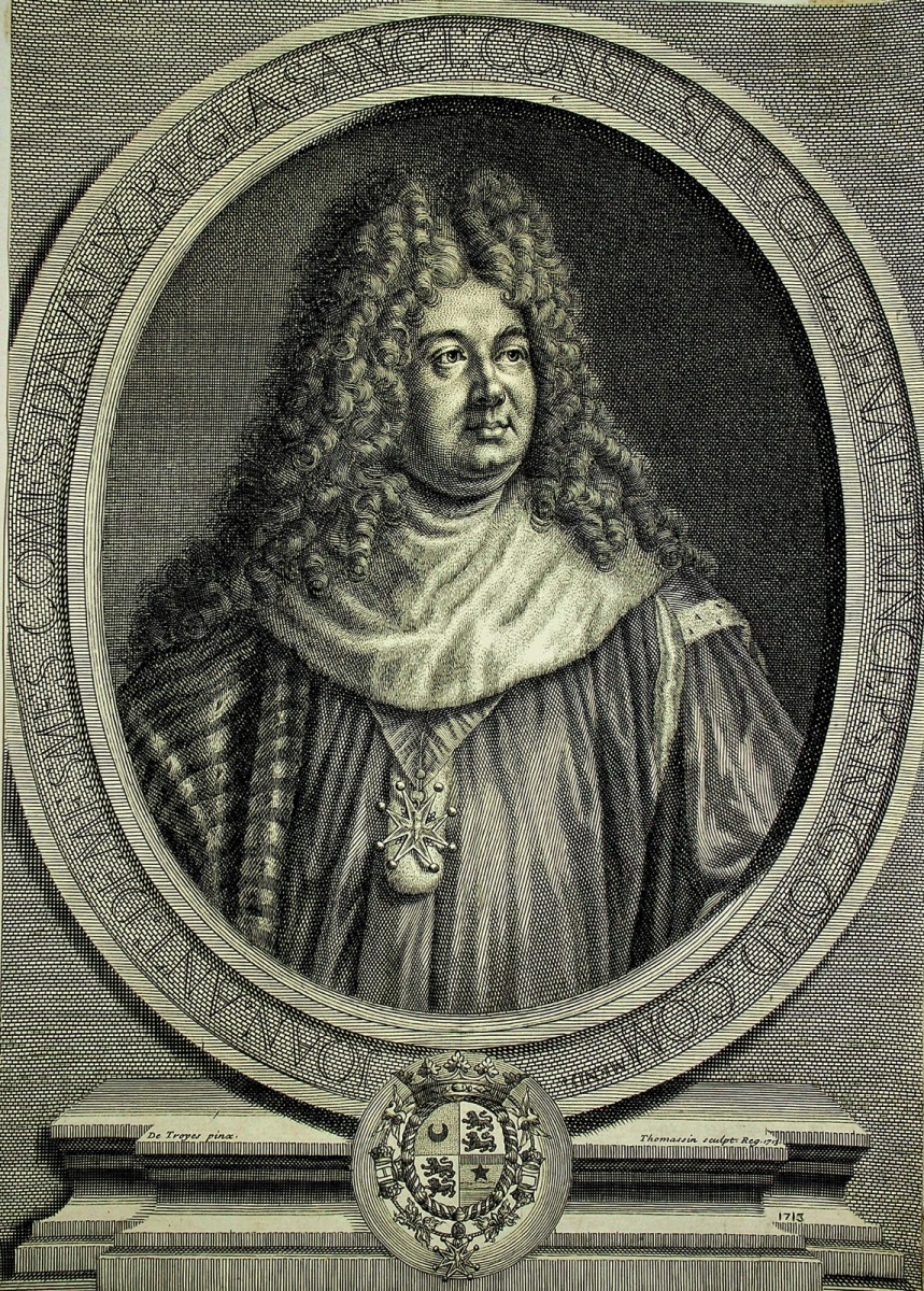 Портрет Жана Антуана де Мема, графа д’Аво. 1713.