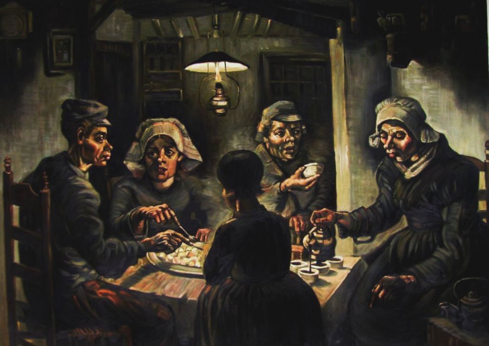 Їдці картоплі. 1885